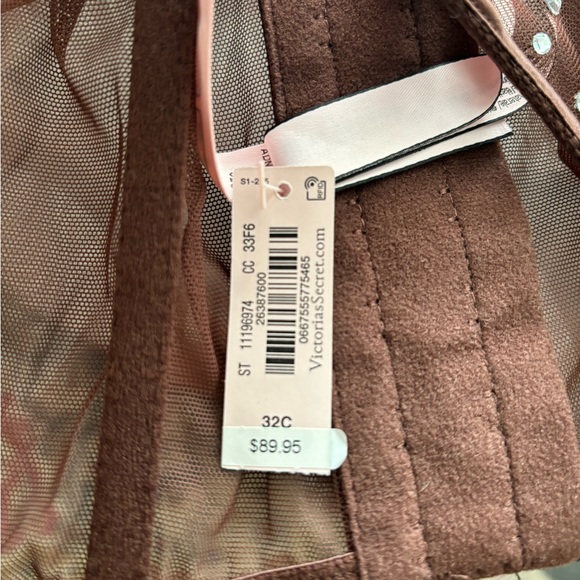 VICTORIAS SECRET DREAM ANGELS SHINE STRAP OPEN CUP SHIMMER BRA TOP - Picture 6 of 8